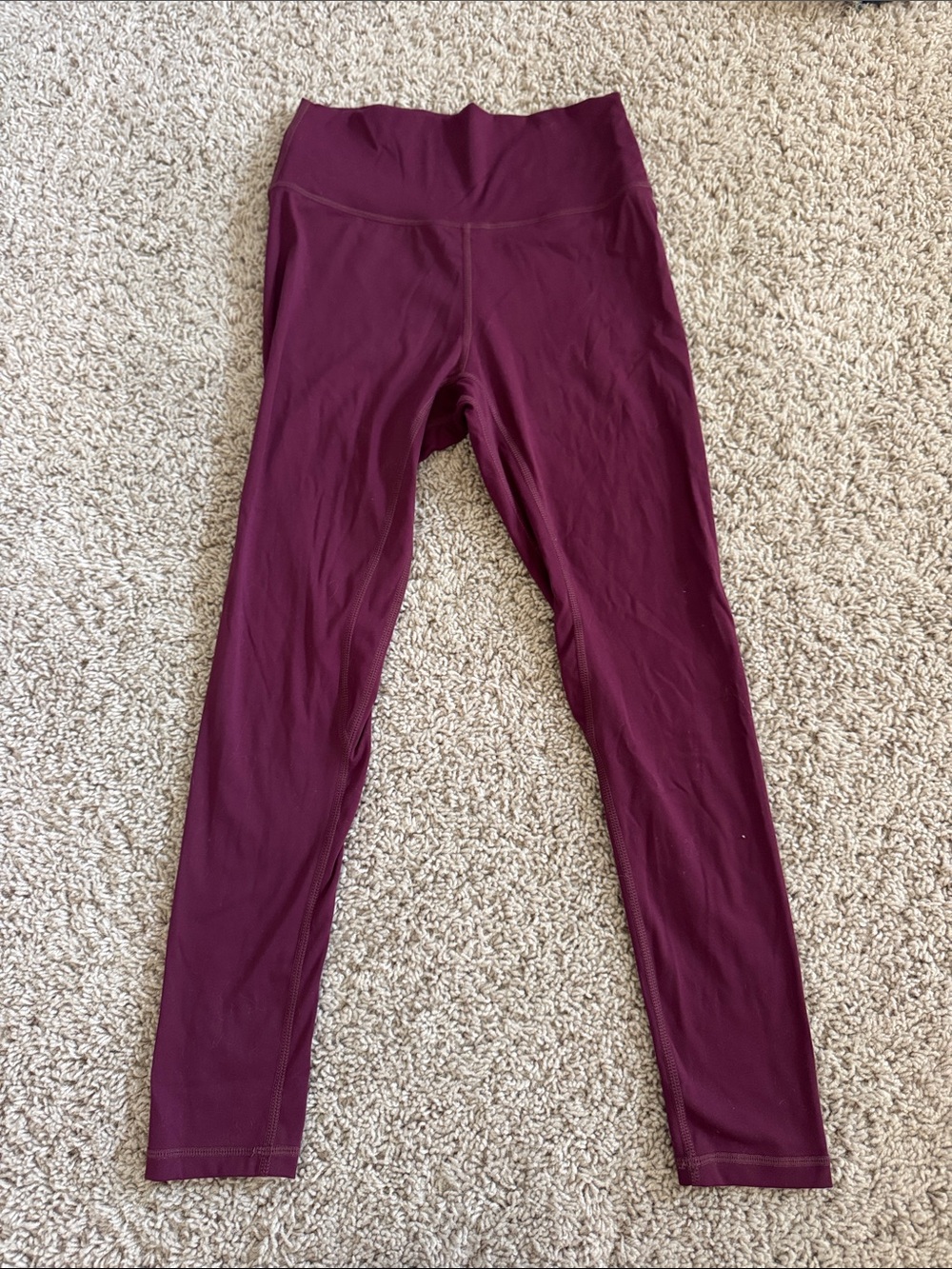 Lululemon Burgundy Leggings